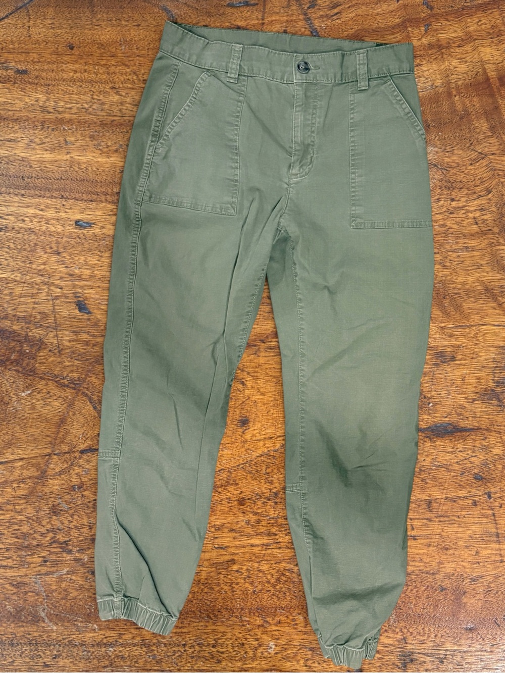 Eddie Bauer Green Utility Cargo Jogger Pants Size 4